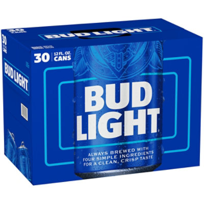 Bud Light American Lager Beer in Cans - 30 - 12 Fl. Oz. - Image 3