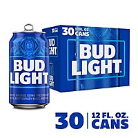 Bud Light Beer In Cans - 30-12 Fl. Oz. - Image 1