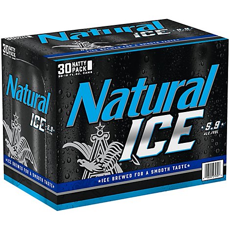 Natural Ice Beer Can - 30-12 Fl. Oz.
