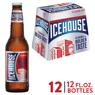 Icehouse American Style Ice Lager Beer 5.5% ABV Bottles - 12-12 Fl. Oz. - Image 1