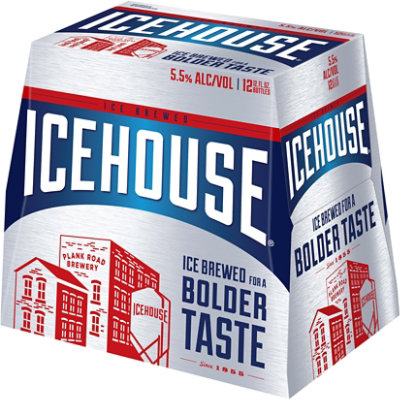 Icehouse American Style Ice Lager Beer 5.5% ABV Bottles - 12-12 Fl. Oz. - Image 2