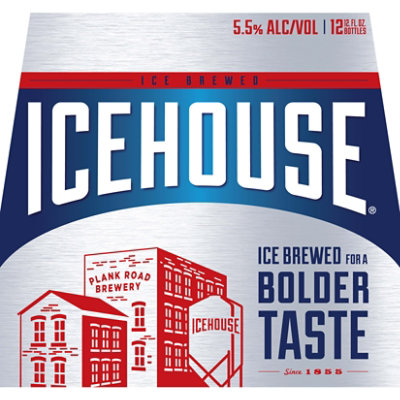 Icehouse American Style Ice Lager Beer 5.5% ABV Bottles - 12-12 Fl. Oz. - Image 3