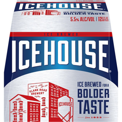 Icehouse American Style Ice Lager Beer 5.5% ABV Bottles - 12-12 Fl. Oz. - Image 4