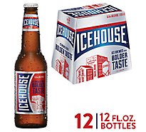 Icehouse Beer American Style Ice Lager 5.5% ABV Bottles - 12-12 Fl. Oz.