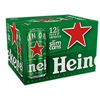 Heineken Original Lager Beer Cans - 12-12 Fl. Oz. - Image 1
