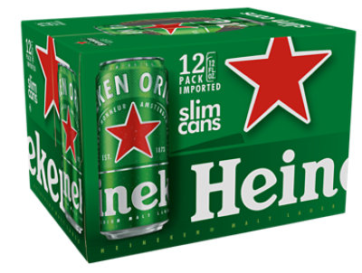 Heineken Original Lager Beer Cans - 12-12 Fl. Oz.
