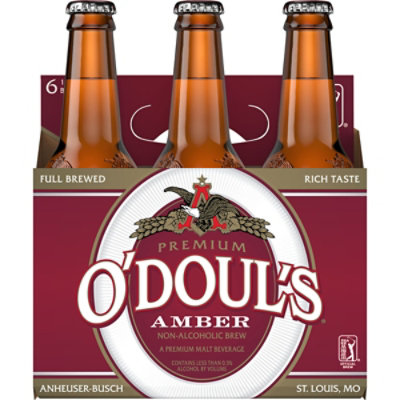 O'Doul's Premium Amber Non Alcoholic Beer Bottles - 6-12 Fl. Oz. - Image 2