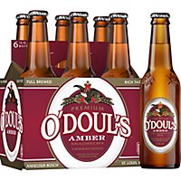 O'Doul's Premium Amber Non Alcoholic Beer Bottles - 6-12 Fl. Oz. - Image 1