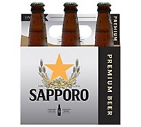 Sapporo Draft Beer Bottles - 6-12 Fl. Oz.