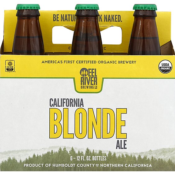 EEL River Blonde Ale Beer Bottles - 6-12 Fl. Oz.