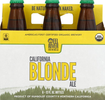 EEL River Blonde Ale Beer Bottles - 6-12 Fl. Oz.