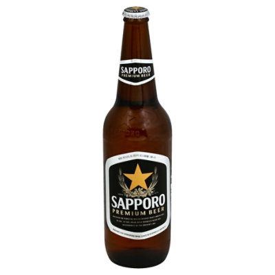 Sapporo Draft Beer Bottle - 20.3 Fl. Oz. - Image 1