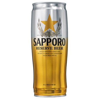 Sapporo Gold Reserve Beer Can - 22 Fl. Oz. - Image 1