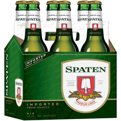 Spaten Premium Pilsner Bottles - 6-12 Fl. Oz. - Image 1