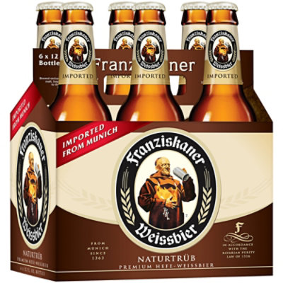 Franziskaner Hefeweizen Bottles - 6-12 Fl. Oz. - Image 1