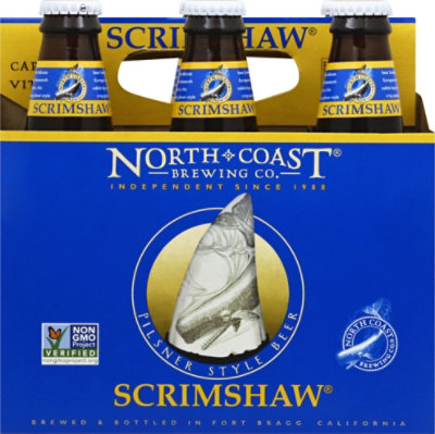 North Coast Scrimshaw Pilsner Beer Bottles - 6-12 Fl. Oz.