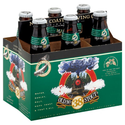 North Coast Old 38 Stout Beer Bottles - 6-12 Fl. Oz.