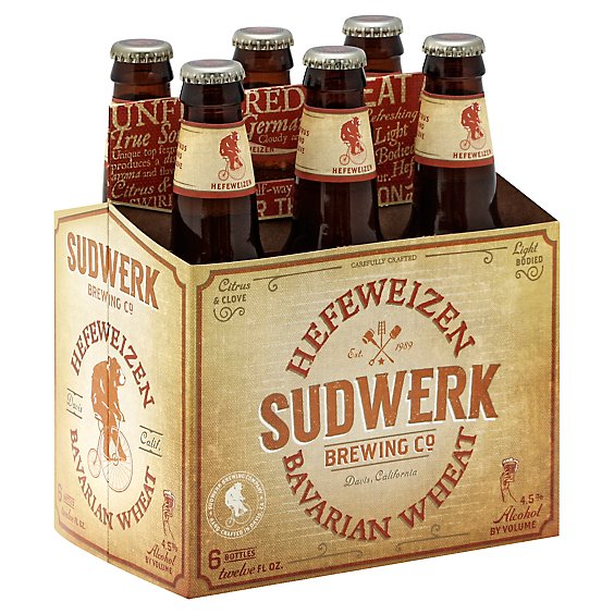 Sudwerk Hefeweizen Beer Bottles - 6-12 Fl. Oz.