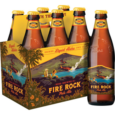 Kona Brewing Fire Rock Ale Beer Bottles - 6-12 Fl. Oz.