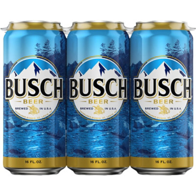 Busch Beer Cans - 6-16 Fl. Oz. - Image 3