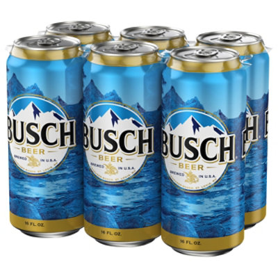 Busch Beer Cans - 6-16 Fl. Oz. - Image 4