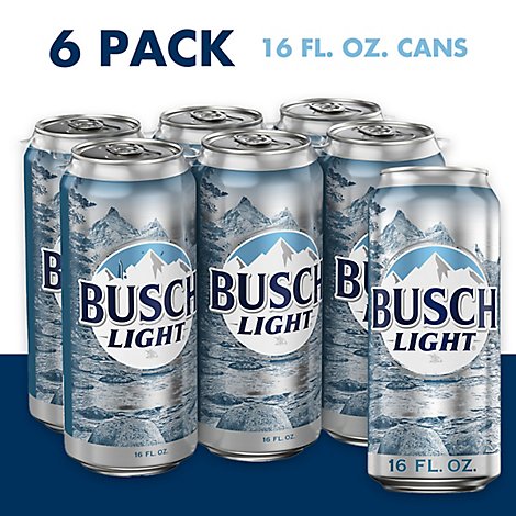 Busch Light Beer Can - 6-16 Fl. Oz.