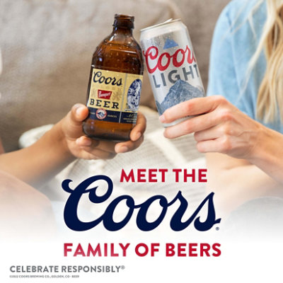 Coors Light American Style Light Lager Beer 4.2% ABV Bottles - 18-12 Fl. Oz. - Image 4