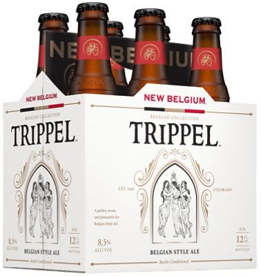 New Belgium Brewing Trippel Belgian Style Ale Beer 8.5% ABV Bottles - 6-12 Fl. Oz. - Image 2