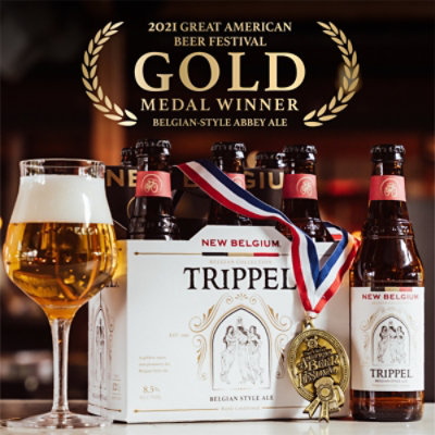 New Belgium Brewing Trippel Belgian Style Ale Beer 8.5% ABV Bottles - 6-12 Fl. Oz. - Image 4