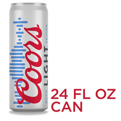 Coors Light American Style Light Lager Beer 4.2% ABV Can - 24 Fl. Oz. - Image 1