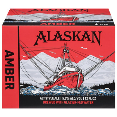 Alaskan Amber Beer Bottles - 12-12 Fl. Oz. - Image 3