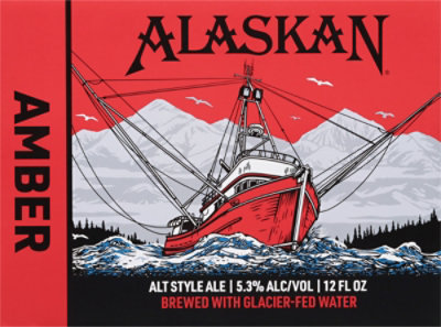 Alaskan Amber Beer Bottles - 12-12 Fl. Oz. - Image 4