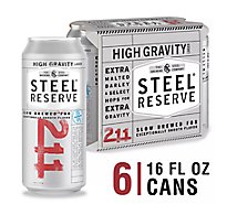 Steel Reserve High Gravity Beer American Style Specialty Lager 8.1% ABV Can - 24 Fl. Oz.