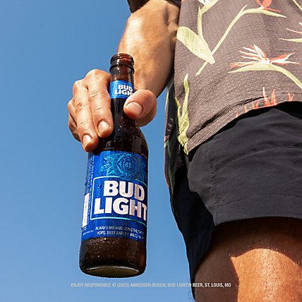 Bud Light Beer Bottles - 12-12 Fl. Oz. - Image 4
