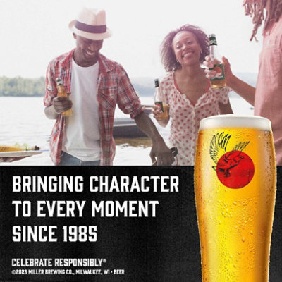 Miller Genuine Draft American Style Lager Beer 4.7% ABV Bottles - 18-12 Fl. Oz. - Image 5
