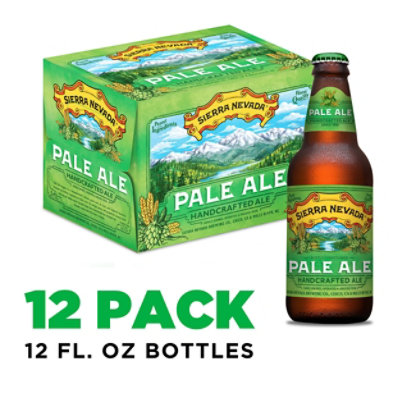 Sierra Nevada Beer Pale Ale Handcrafted Ale Bottles - 12-12 Fl. Oz.