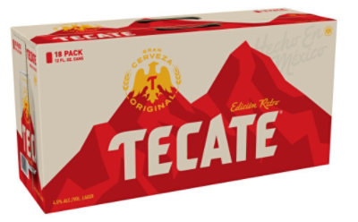 Tecate Beer Cans - 18-12 Fl. Oz.