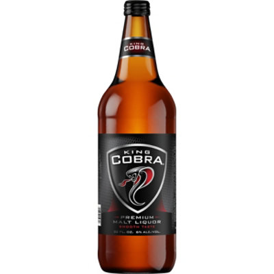 King Cobra Malt Liquor Beer Bottle - 32 Fl. Oz.