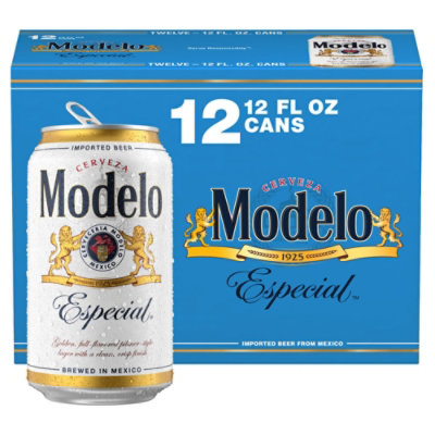 Modelo Especial Mexican Lager Beer Cans 4.4% ABV - 12-12 Fl. Oz.