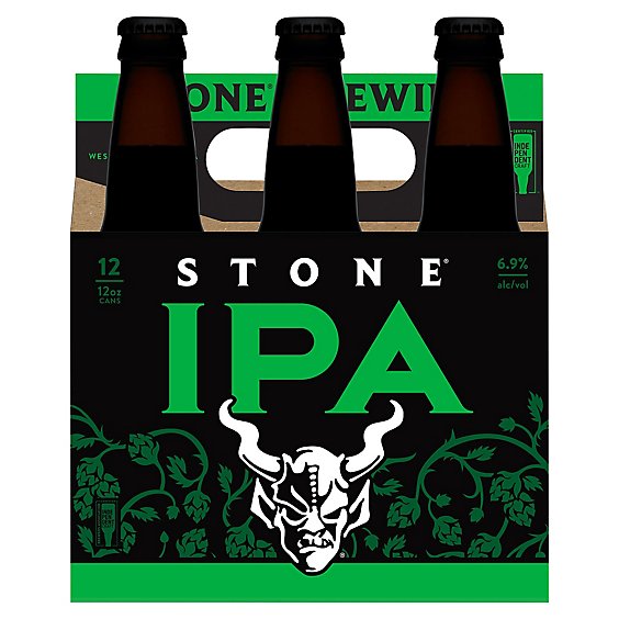 Stone Brewing India Pale Ale Beer Bottles - 6-12 Fl. Oz.