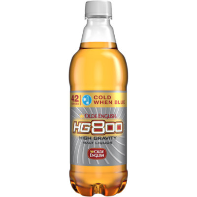 Olde English Hg800 Beer American Style Malt Liquor 8.1% ABV Bottle - 42 Fl. Oz.