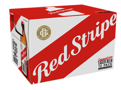 Red Stripe Lager Beer Bottles - 12-11.2 Fl. Oz. - Image 1