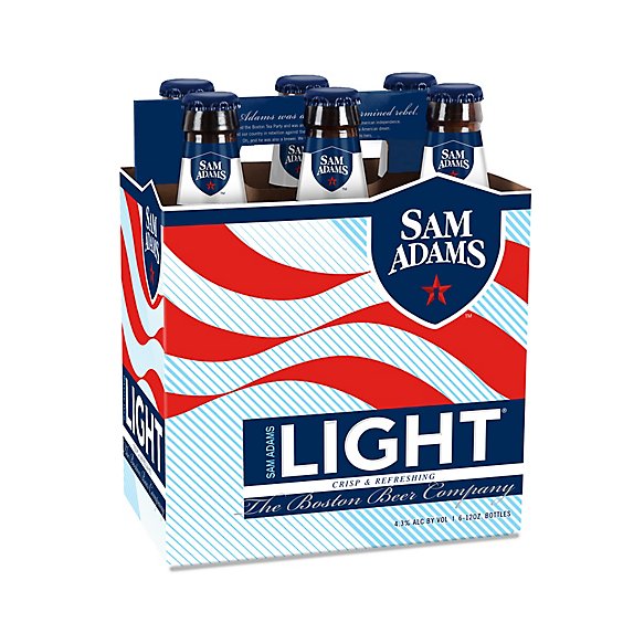 Samuel Adams Beer Brewmasters Light Bottles - 6-12 Fl. Oz.