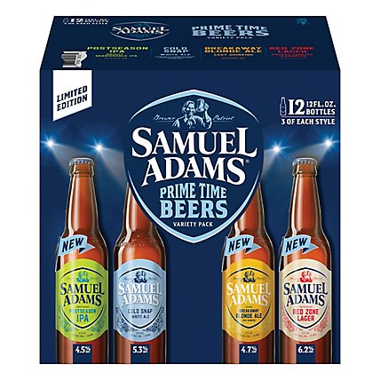 Samuel Adams Game Day Seasonal Variety Pack Beer Bottles Multipack - 12-12 Fl. Oz. - Image 3