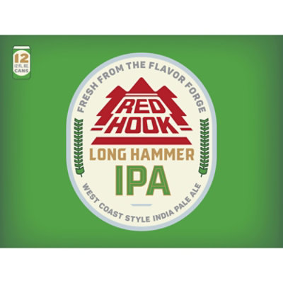 Redhook Long Hammer IPA Cans - 12-12 Fl. Oz. - Image 2