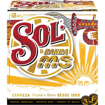 Sol Beer Mexican Lager 4.5% ABV Bottles - 12-330 ML