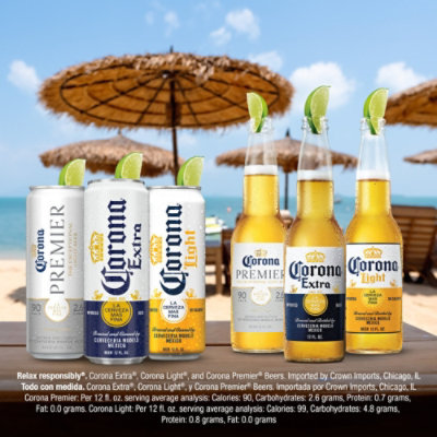 Corona Extra Lager Mexican Beer 4.6% ABV Bottle - 24 Fl. Oz. - Image 5