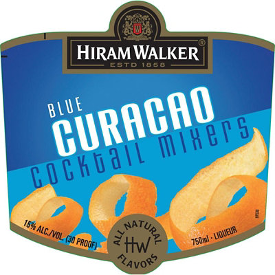 Hiram Walker Blue Curacao - 750 Ml - Image 2