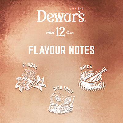 Dewars 12 Year Old Blended Scotch Whisky - 750 Ml - Image 2