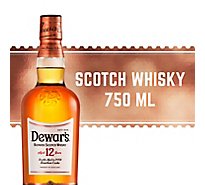 Dewars 12 Year Old Blended Scotch Whisky Bottle - 750 Ml